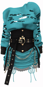 Second Life Marketplace - *CK* Unique babe dress TEAL